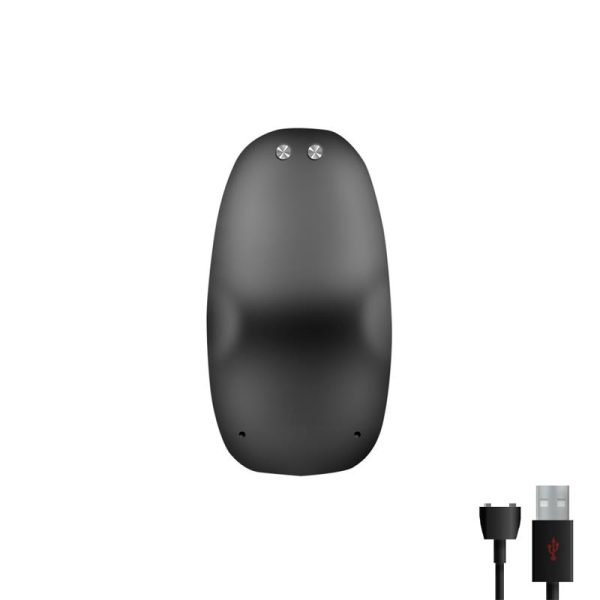 Asher Plug Anal con Control Remoto USB Magnético Negro - imagen 7