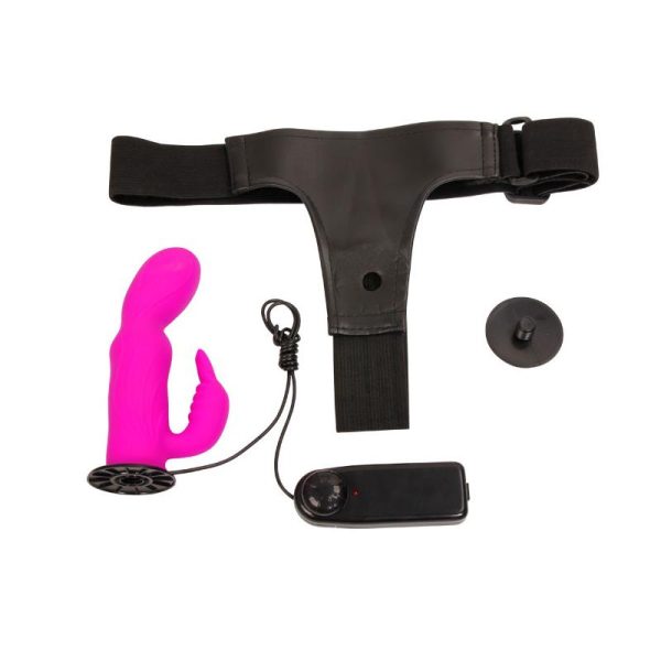 Baile Arnés con Dildo Púrpura 15 cm - imagen 4