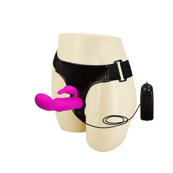 Baile Arnés con Dildo Púrpura 15 cm - imagen 6