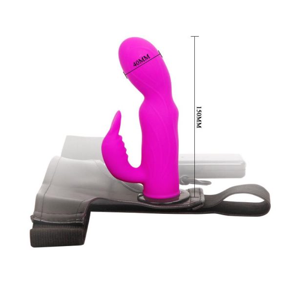 Baile Arnés con Dildo Púrpura 15 cm - imagen 9