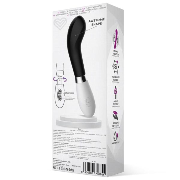 Benty Vibrador Silicona Negro - imagen 4