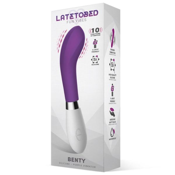 Benty Vibrador Silicona Púrpura - imagen 3