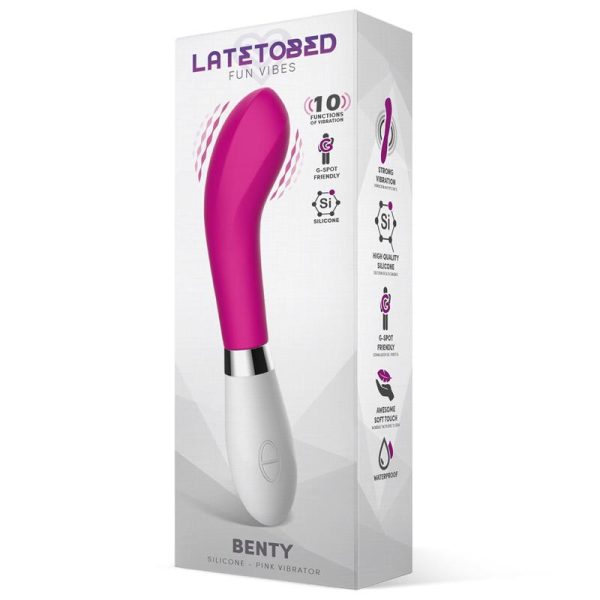 Benty Vibrador Silicona Rosa - imagen 3