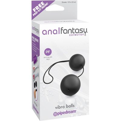 Anal Fantasy Collection Bolas Vibradoras - Color Negro