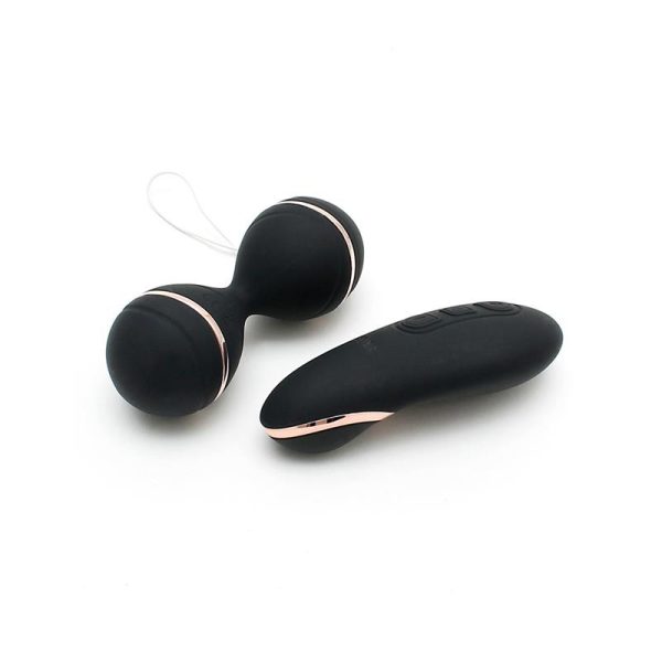 Bolas Kegel con Control Remoto y Estimulador Ibiza Negro - imagen 5