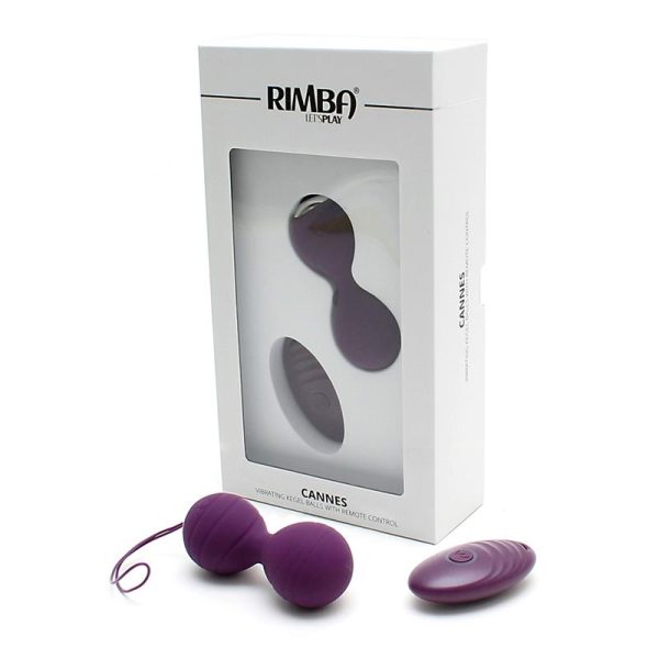 Bolas Kegel con Vibración con Control Remorto Cannes Purpura - imagen 2