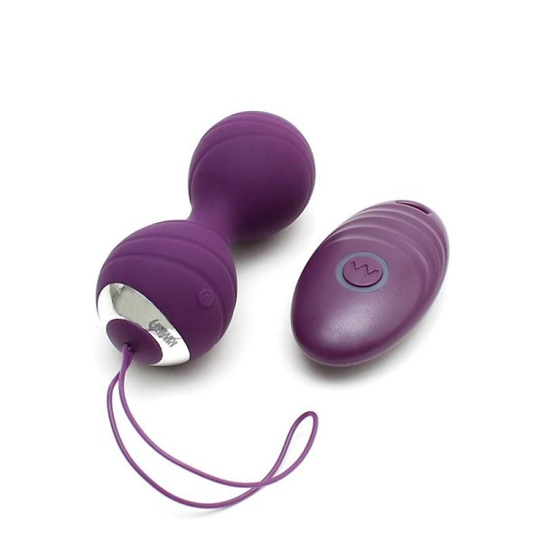 Bolas Kegel con Vibración con Control Remorto Cannes Purpura - imagen 6