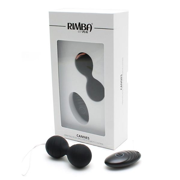 Bolas Kegel con Vibración y Control Remoto Cannes Negro - imagen 3