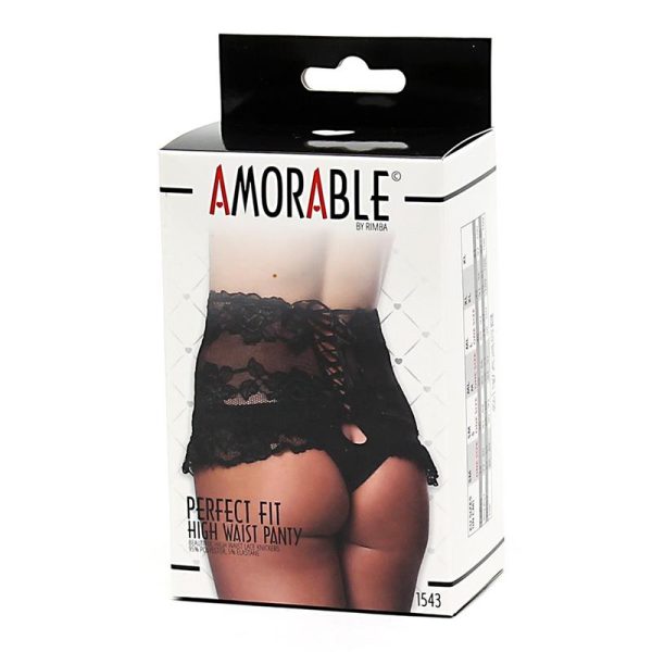 Braguitas Altas Encaje Negro - imagen 2
