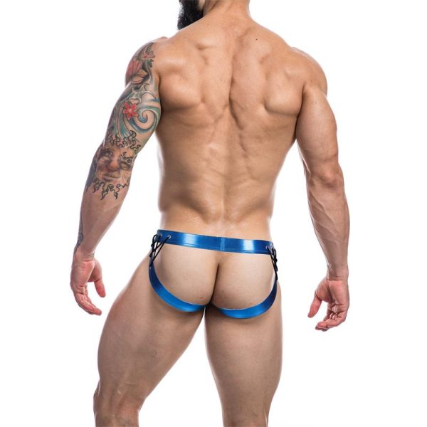 C4M14 Suspensorio Desire Leatherette Azul - imagen 5