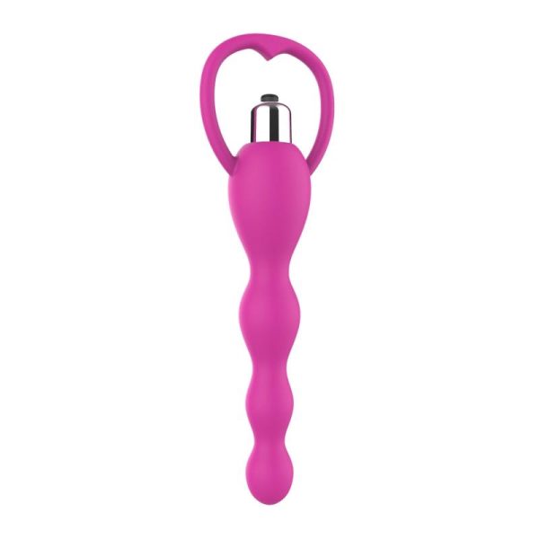 Cadena Anal con Vibración Rosa - imagen 2