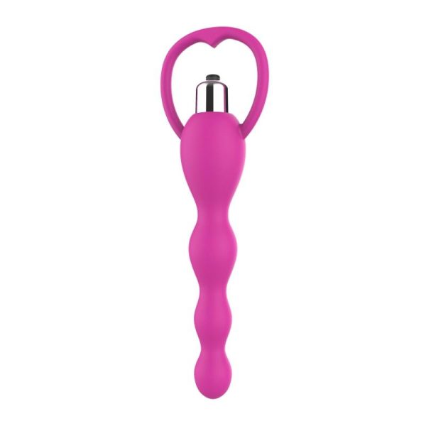 Cadena Anal con Vibración Rosa - imagen 5