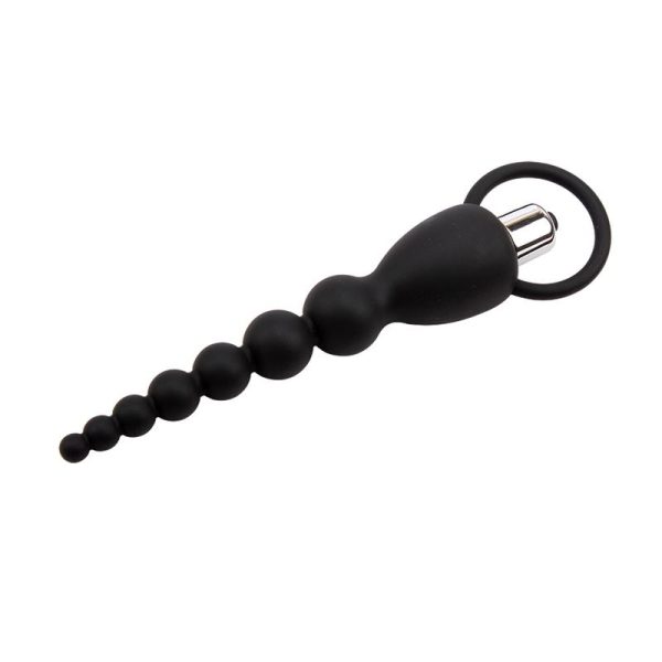 Cadena Anal Elite Power 19.5 cm Silicona Negro - imagen 3