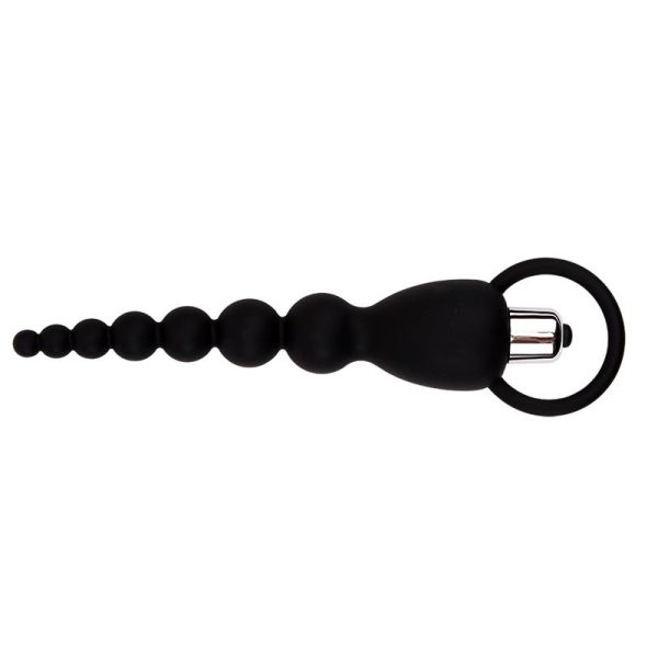 Cadena Anal Elite Power 19.5 cm Silicona Negro - imagen 4