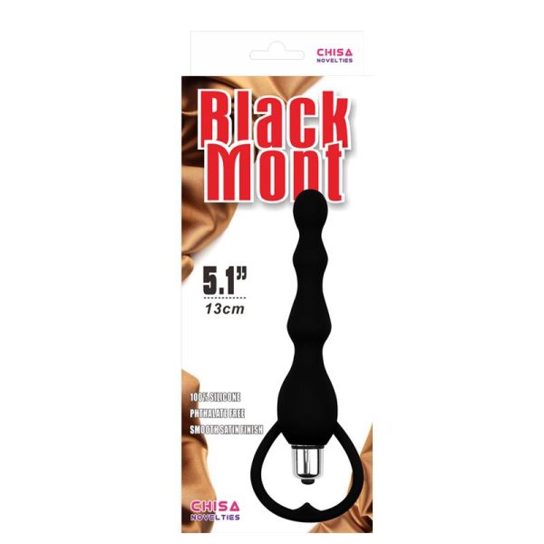 Cadena Anal Tail Power Silicona Negro - imagen 2