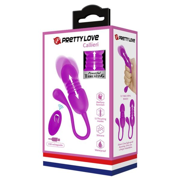 Callieri Huevo Vibrador con Thrusting y Control Remoto - imagen 4