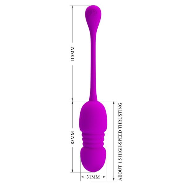 Callieri Huevo Vibrador con Thrusting y Control Remoto - imagen 8