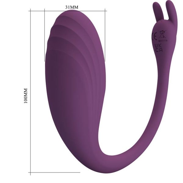 Catalina Huevo Vibrador con APP Púrpura - imagen 21
