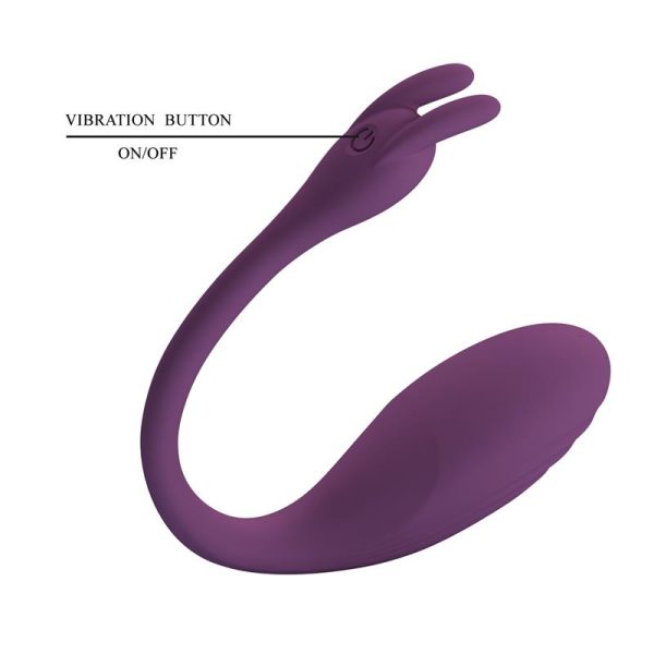 Catalina Huevo Vibrador con APP Púrpura - imagen 4