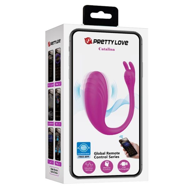 Catalina Huevo Vibrador con APP Rosa - imagen 15