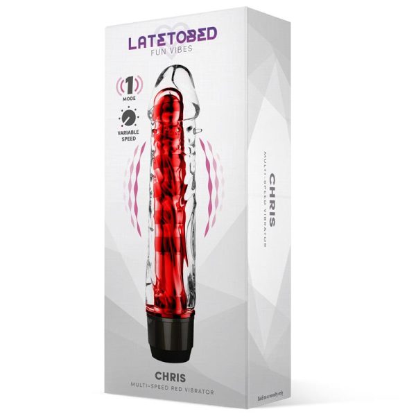 Chris Vibrador Multi Velocidad Rojo - imagen 3