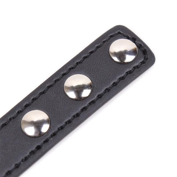Collar con Aro en Forma de Corazón Ajustable 41,5 cm Negro - imagen 8