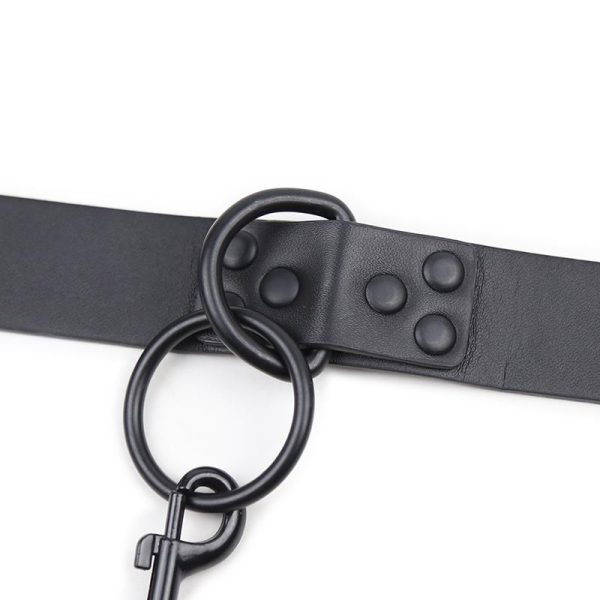 Collar con Correa Negro - imagen 4