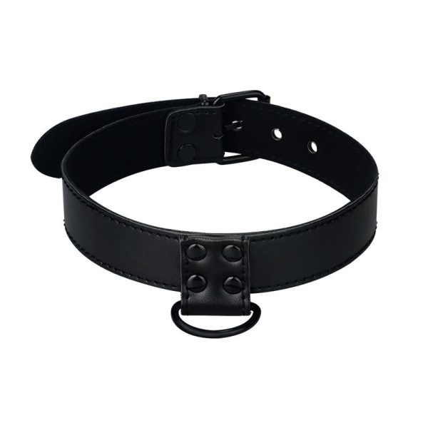 Collar con Correa Negro Mate - imagen 2