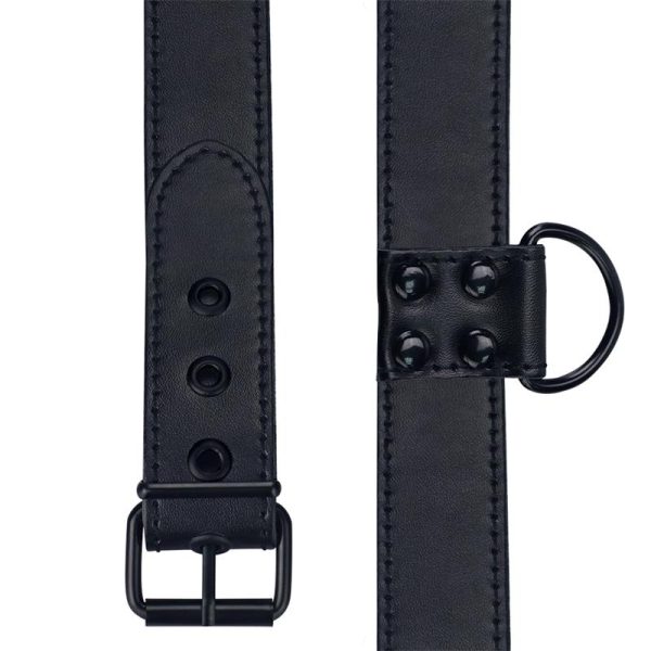 Collar con Correa Negro Mate - imagen 3