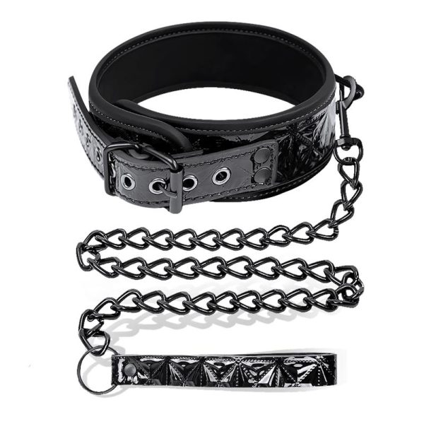 Collar con Correa Sapphire Cuero Vegano - imagen 5