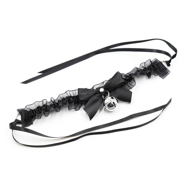 Collar con Lazo, Cascabel y Encaje - imagen 4