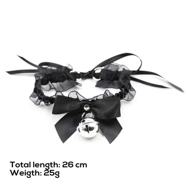 Collar con Lazo, Cascabel y Encaje - imagen 9