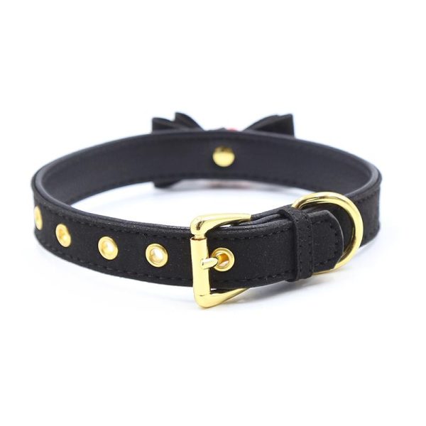 Collar con Lazo y Cascabel 44 cm Negro/Rojo - imagen 6