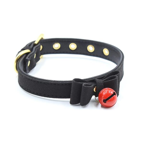 Collar con Lazo y Cascabel 44 cm Negro/Rojo - imagen 7