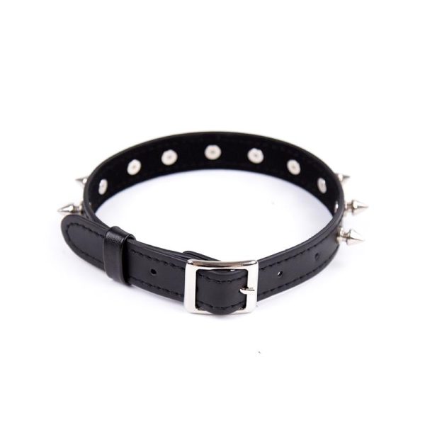 Collar con Pinchos Ajustable 43 cm Negro - imagen 2