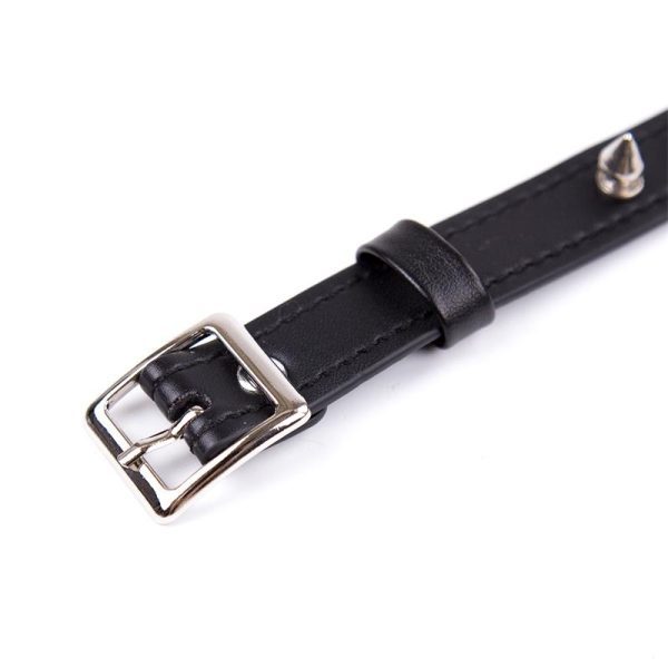 Collar con Pinchos Ajustable 43 cm Negro - imagen 3
