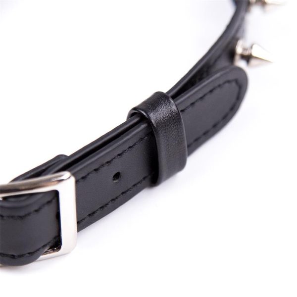 Collar con Pinchos Ajustable 43 cm Negro - imagen 5