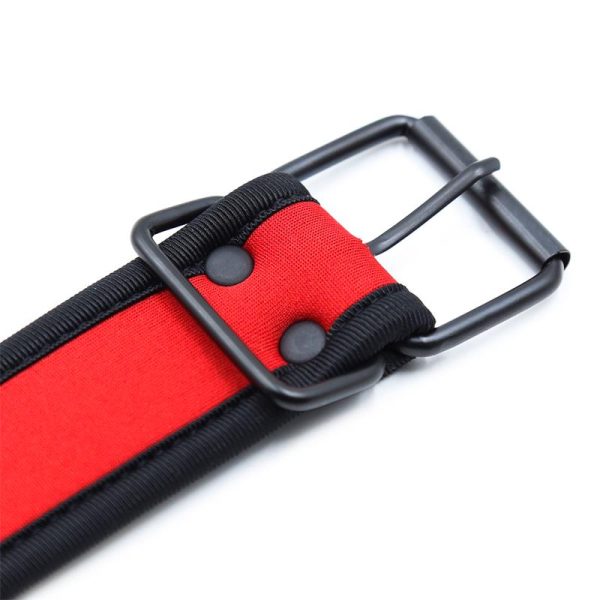 Collar de Neopreno Ajustable Rojo - imagen 3