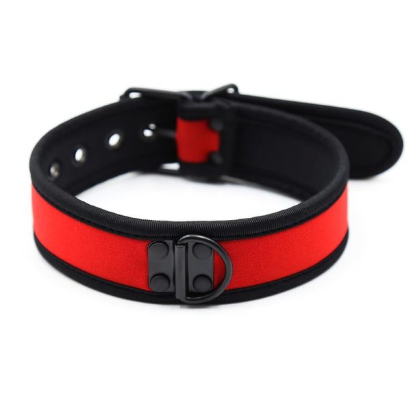 Collar de Neopreno Ajustable Rojo - imagen 5