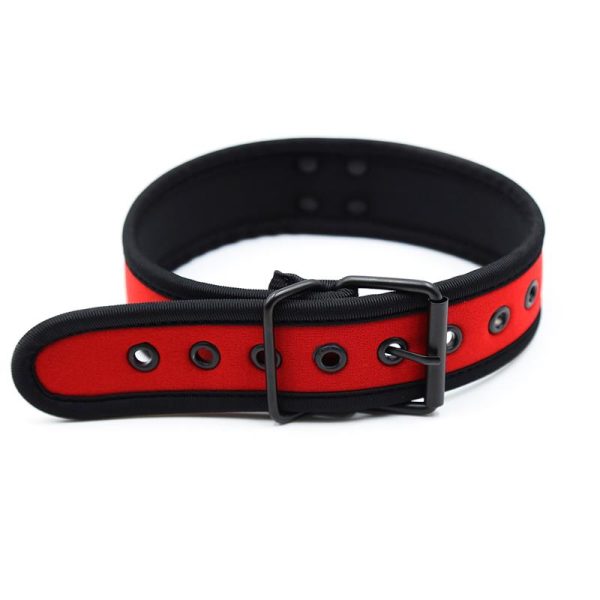 Collar de Neopreno Ajustable Rojo - imagen 7