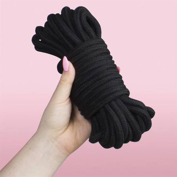 Cuerda Bondage 10 m Negro - imagen 2