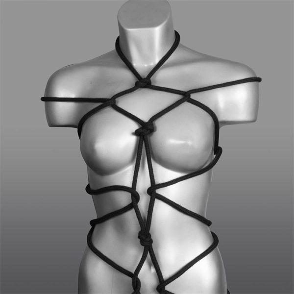 Cuerda Bondage 10 m Negro - imagen 3