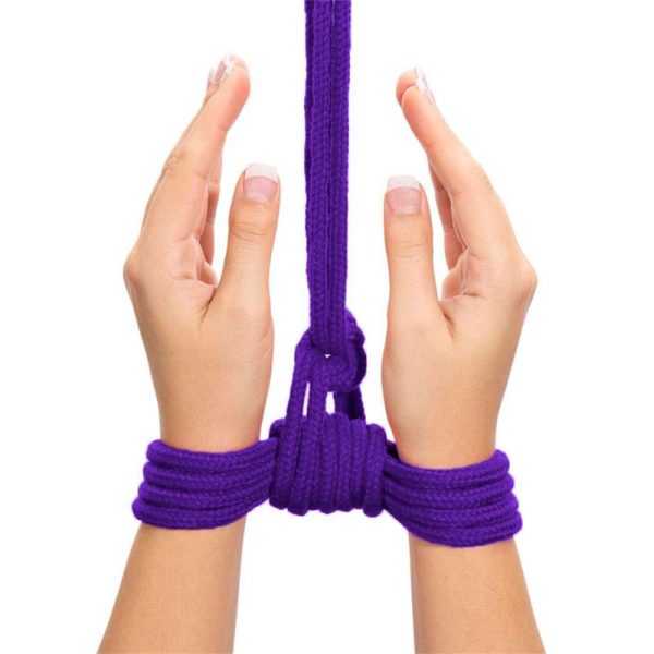 Cuerda Bondage Suave Púrpura - imagen 5