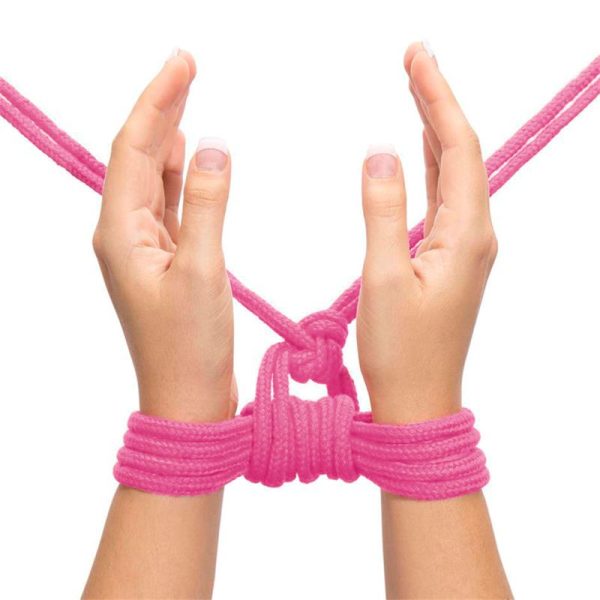 Cuerda Bondage Suave Rosa - imagen 3