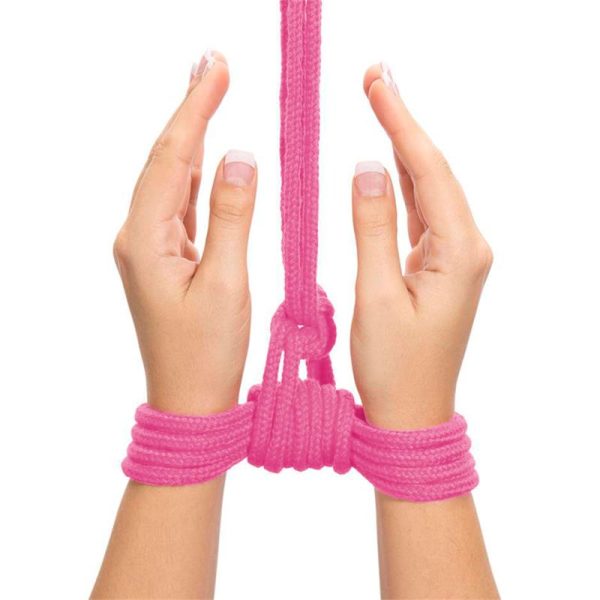 Cuerda Bondage Suave Rosa - imagen 6