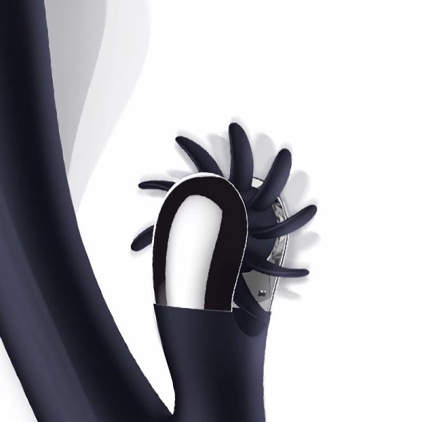 Darkspace Vibrador con Lenguas Rotadora y Movimiento Finger Azul - imagen 2