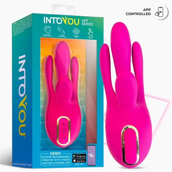Derek Vibrador con Movimiento Finger 3 Motores y APP - imagen 7