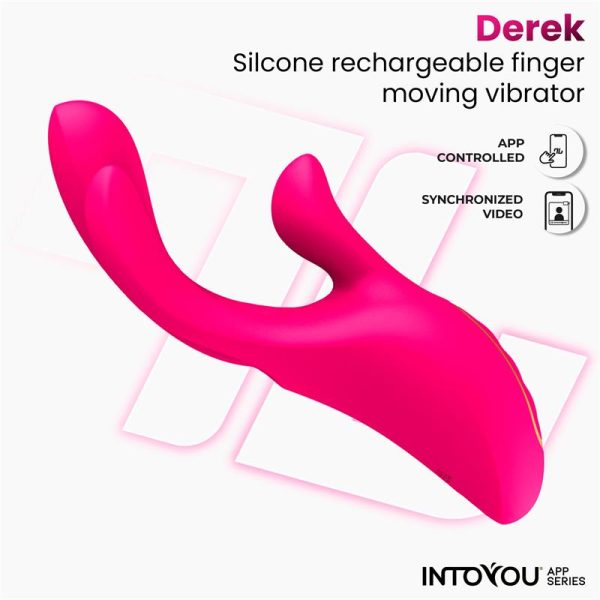 Derek Vibrador con Movimiento Finger 3 Motores y APP - imagen 9