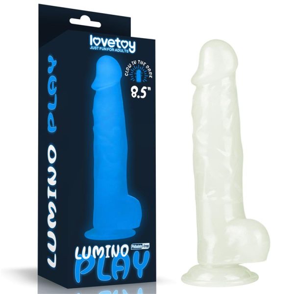 Dildo 8.5 Lumino Luz Azul - imagen 5