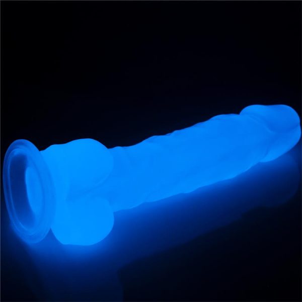 Dildo 8.5 Lumino Luz Azul - imagen 8